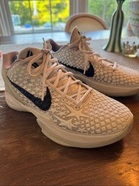 Nike Women’s Kobe 6 sail all stars 
Rare basketball shoe